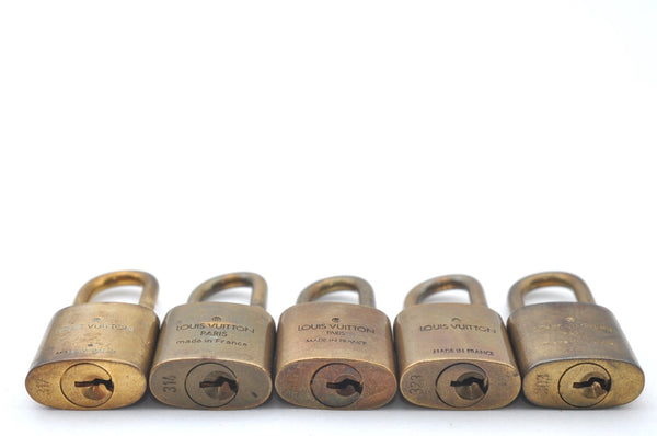 Authentic Louis Vuitton Padlock Gold 10Set LV K6099