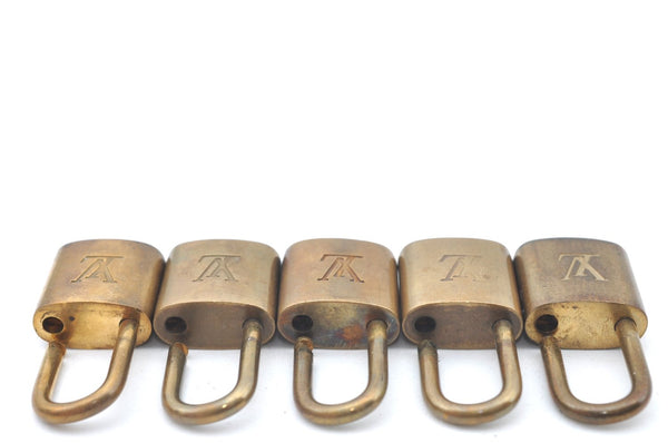 Authentic Louis Vuitton Padlock Gold 10Set LV K6099