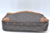 Authentic Louis Vuitton Monogram Compiegne 28 Clutch Hand Bag M51845 Junk K6110