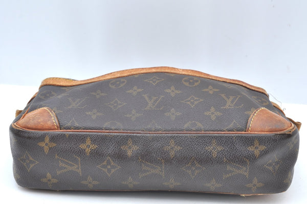 Authentic Louis Vuitton Monogram Compiegne 28 Clutch Hand Bag M51845 Junk K6110