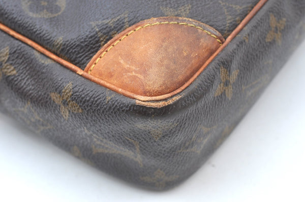 Authentic Louis Vuitton Monogram Compiegne 28 Clutch Hand Bag M51845 Junk K6110