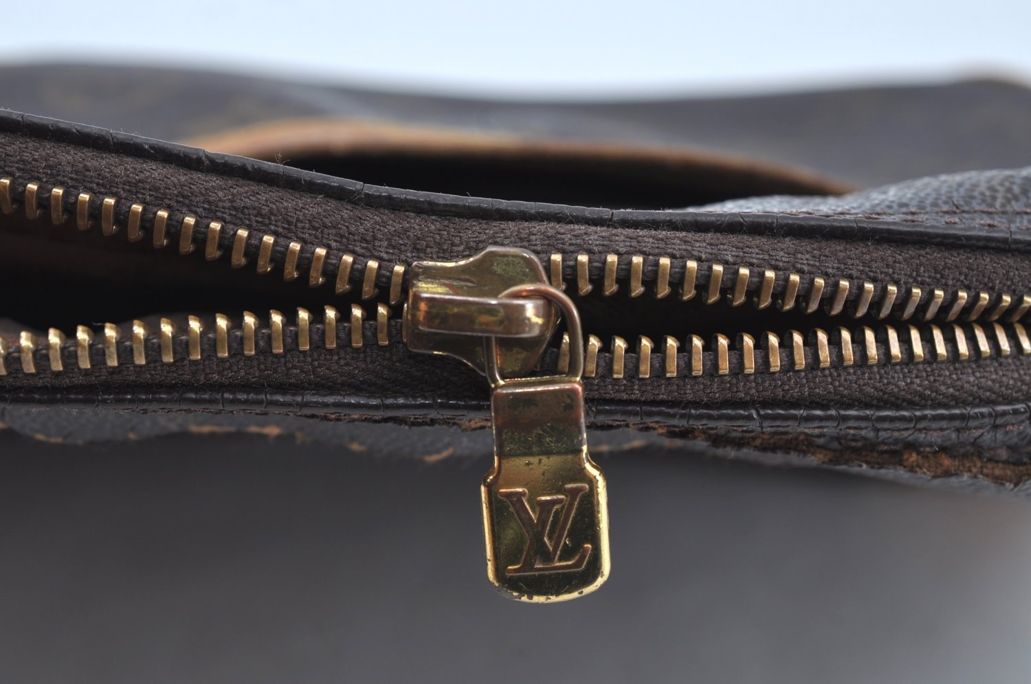 Authentic Louis Vuitton Monogram Compiegne 28 Clutch Hand Bag M51845 Junk K6110