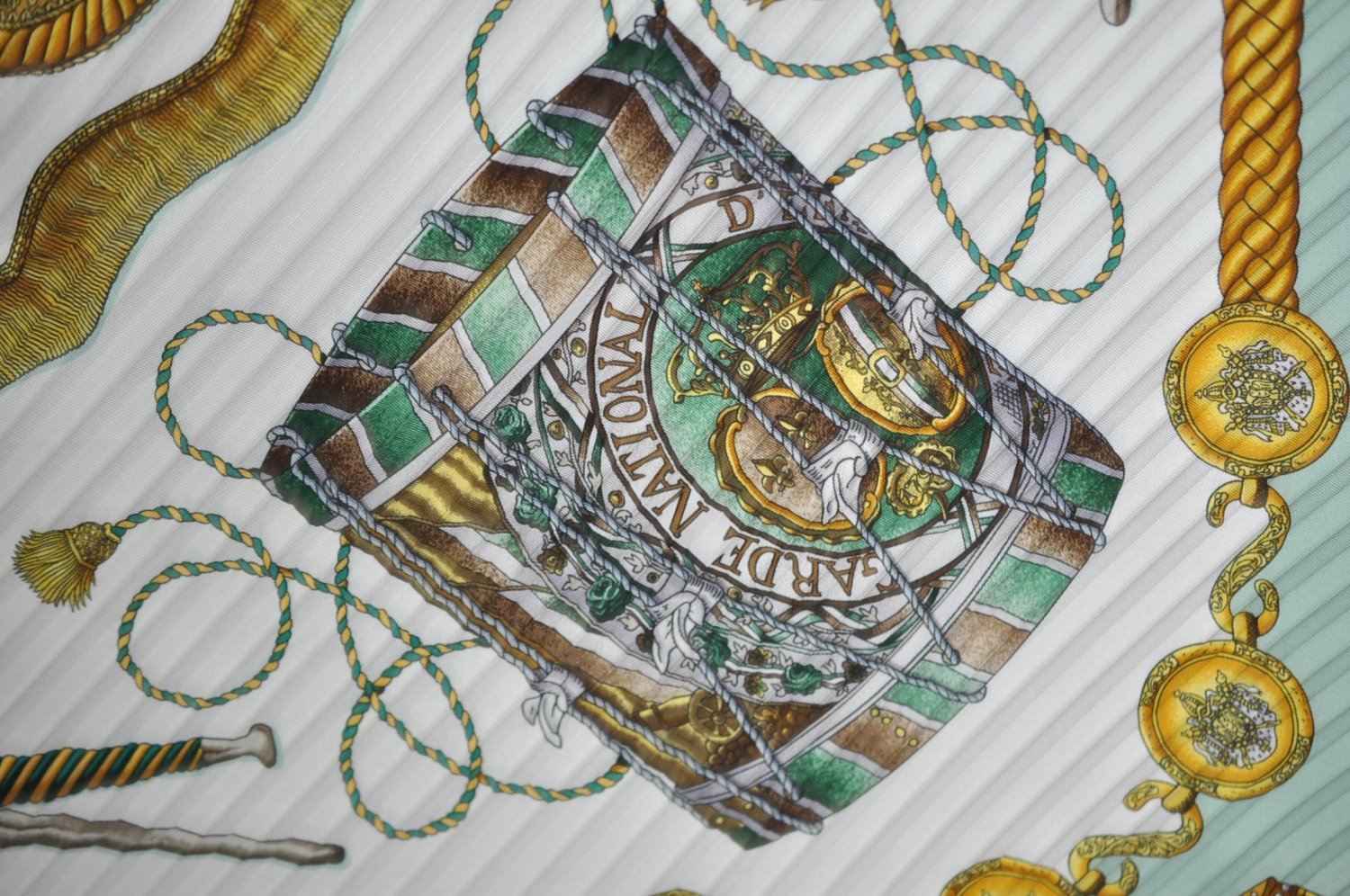 Authentic HERMES Pleats Scarf 