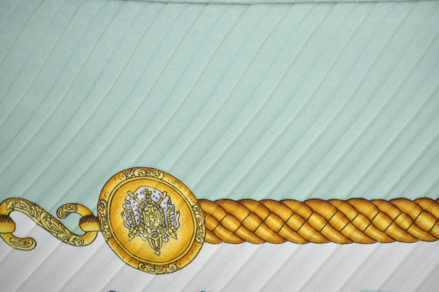 Authentic HERMES Pleats Scarf 