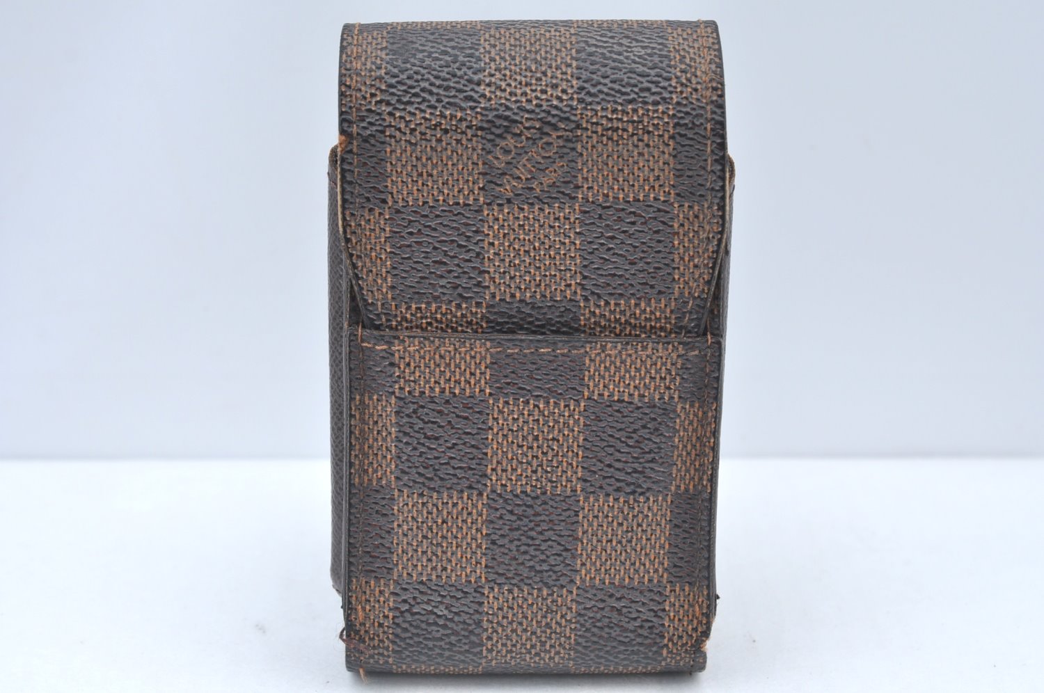 Authentic Louis Vuitton Damier Etui Cigarette Case N63024 LV K6131