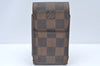Authentic Louis Vuitton Damier Etui Cigarette Case N63024 LV K6131