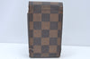 Authentic Louis Vuitton Damier Etui Cigarette Case N63024 LV K6131