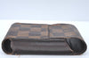 Authentic Louis Vuitton Damier Etui Cigarette Case N63024 LV K6131