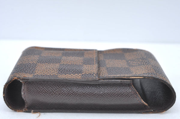 Authentic Louis Vuitton Damier Etui Cigarette Case N63024 LV K6131
