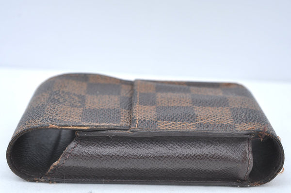 Authentic Louis Vuitton Damier Etui Cigarette Case N63024 LV K6131