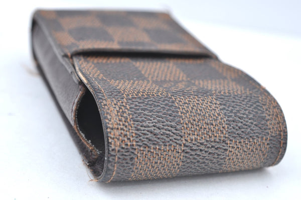Authentic Louis Vuitton Damier Etui Cigarette Case N63024 LV K6131