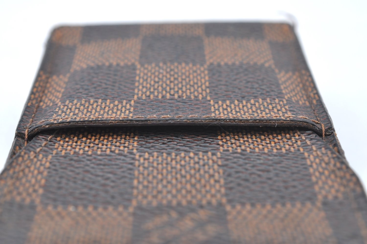 Authentic Louis Vuitton Damier Etui Cigarette Case N63024 LV K6131
