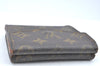 Authentic Louis Vuitton Monogram Porte Monnaie Billets Wallet M61660 LV K6132