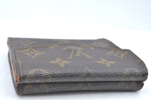 Authentic Louis Vuitton Monogram Porte Monnaie Billets Wallet M61660 LV K6132