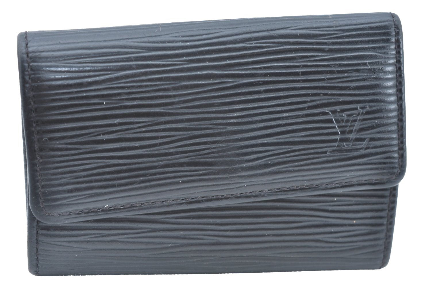 Authentic Louis Vuitton Epi Multicles 6 Key Case Black M63812 LV K6134