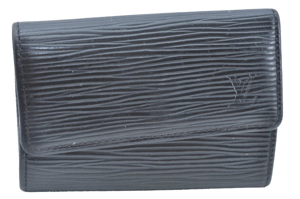 Authentic Louis Vuitton Epi Multicles 6 Key Case Black M63812 LV K6134