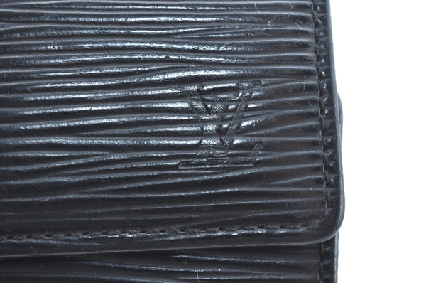 Authentic Louis Vuitton Epi Multicles 6 Key Case Black M63812 LV K6134