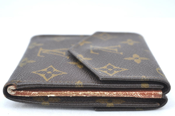 Authentic Louis Vuitton Monogram Porte Monnaie Billets Wallet M61660 LV K6135