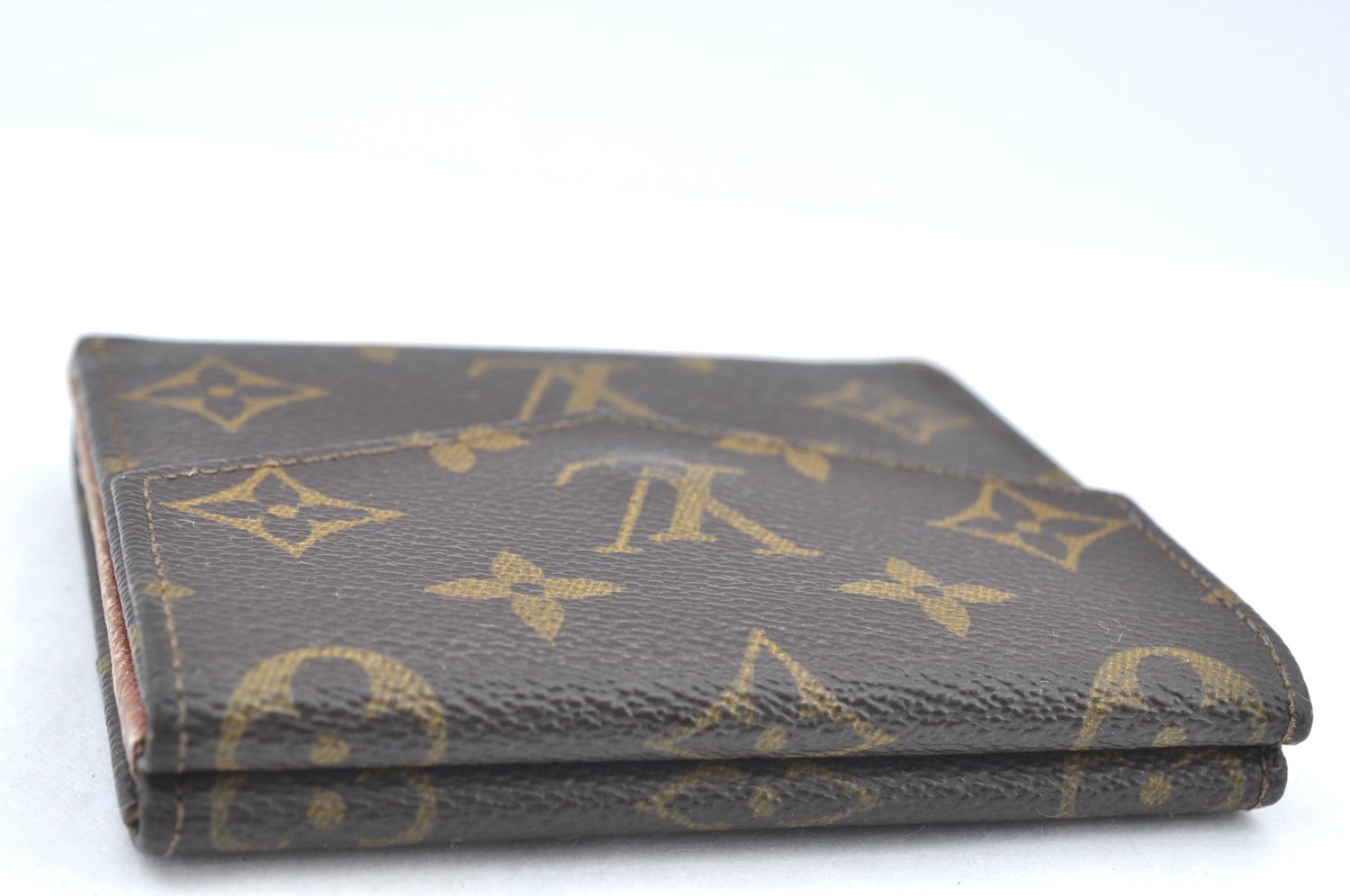 Authentic Louis Vuitton Monogram Porte Monnaie Billets Wallet M61660 LV K6135