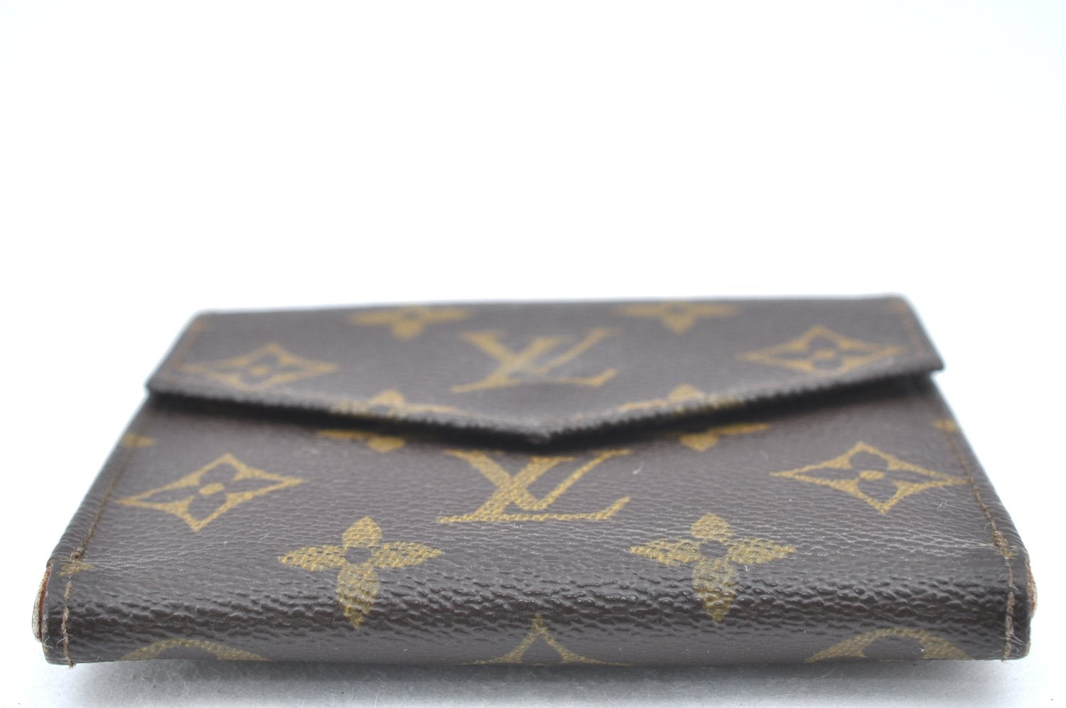 Authentic Louis Vuitton Monogram Porte Monnaie Billets Wallet M61660 LV K6135