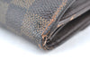 Auth Louis Vuitton Damier Porte Monnaie Billet Carte Credit N61652 Wallet K6136