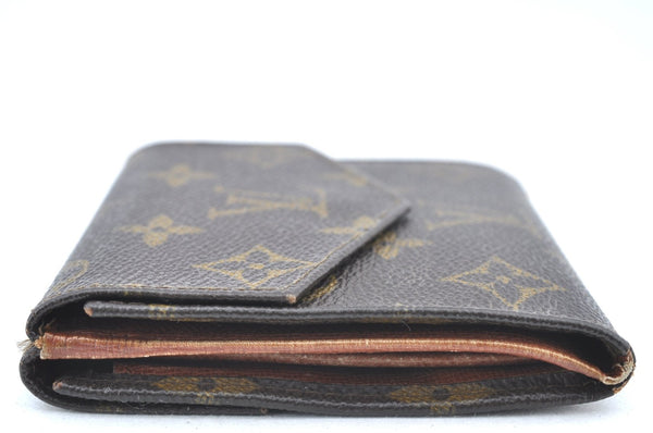 Authentic Louis Vuitton Monogram Porte Monnaie Billets Wallet M61660 LV K6138