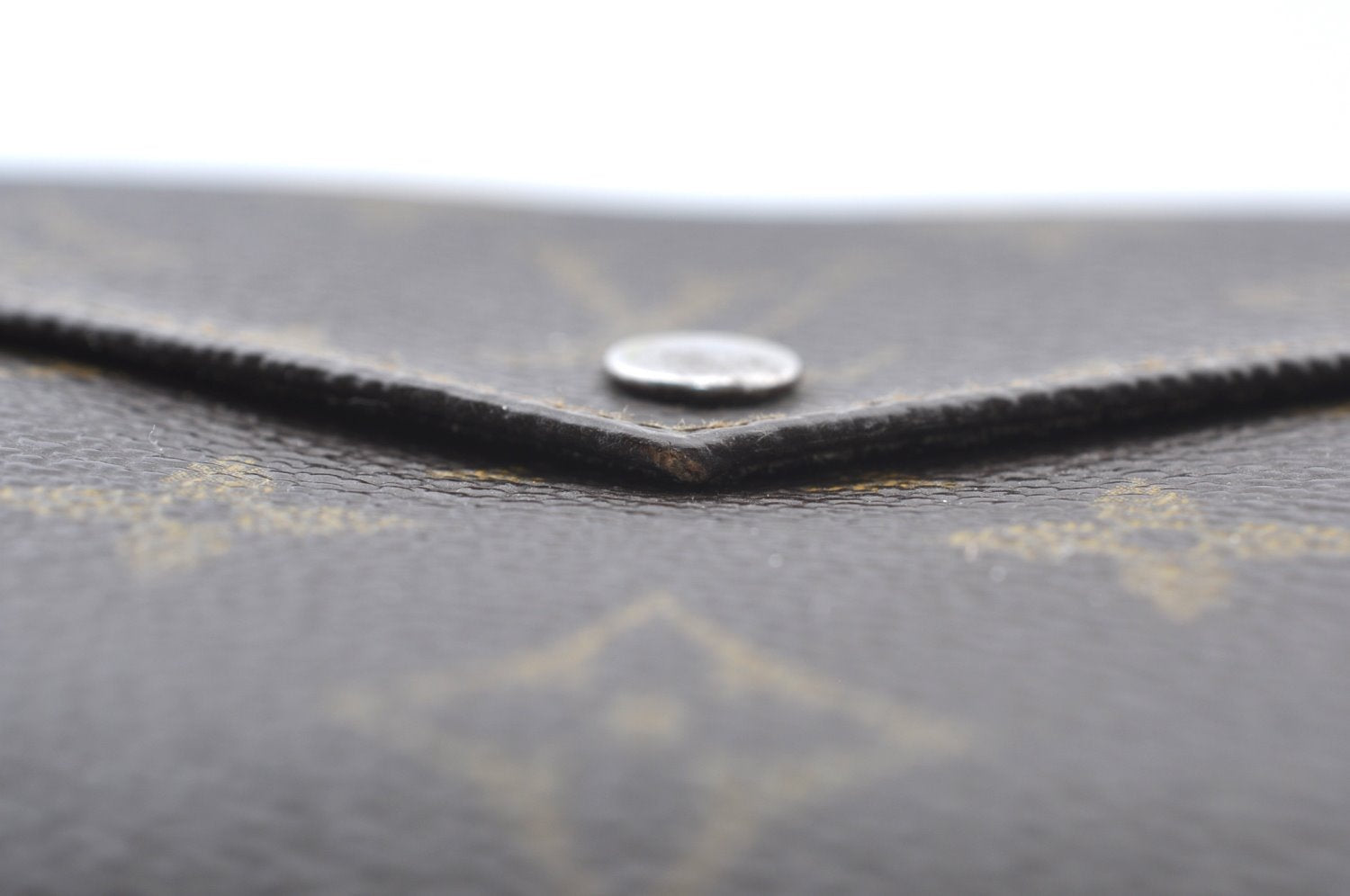 Authentic Louis Vuitton Monogram Porte Monnaie Billets Wallet M61660 LV K6138