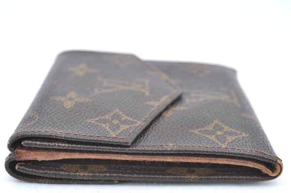 Authentic Louis Vuitton Monogram Porte Monnaie Billets Wallet M61660 LV K6141