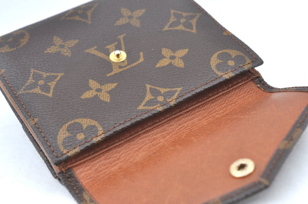 Authentic Louis Vuitton Monogram Porte Monnaie Billets Wallet M61660 LV K6141