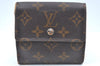 Authentic Louis Vuitton Monogram Portefeuille Elise Wallet Purse M61654 LV K6144