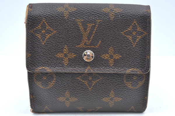 Authentic Louis Vuitton Monogram Portefeuille Elise Wallet Purse M61654 LV K6144