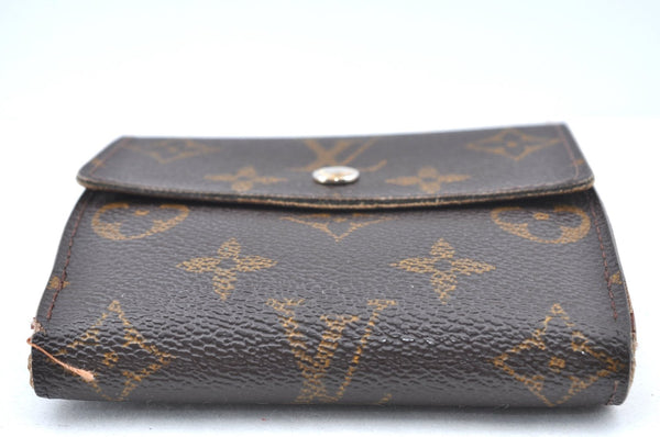 Authentic Louis Vuitton Monogram Portefeuille Elise Wallet Purse M61654 LV K6144