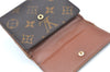 Authentic Louis Vuitton Monogram Portefeuille Elise Wallet Purse M61654 LV K6144