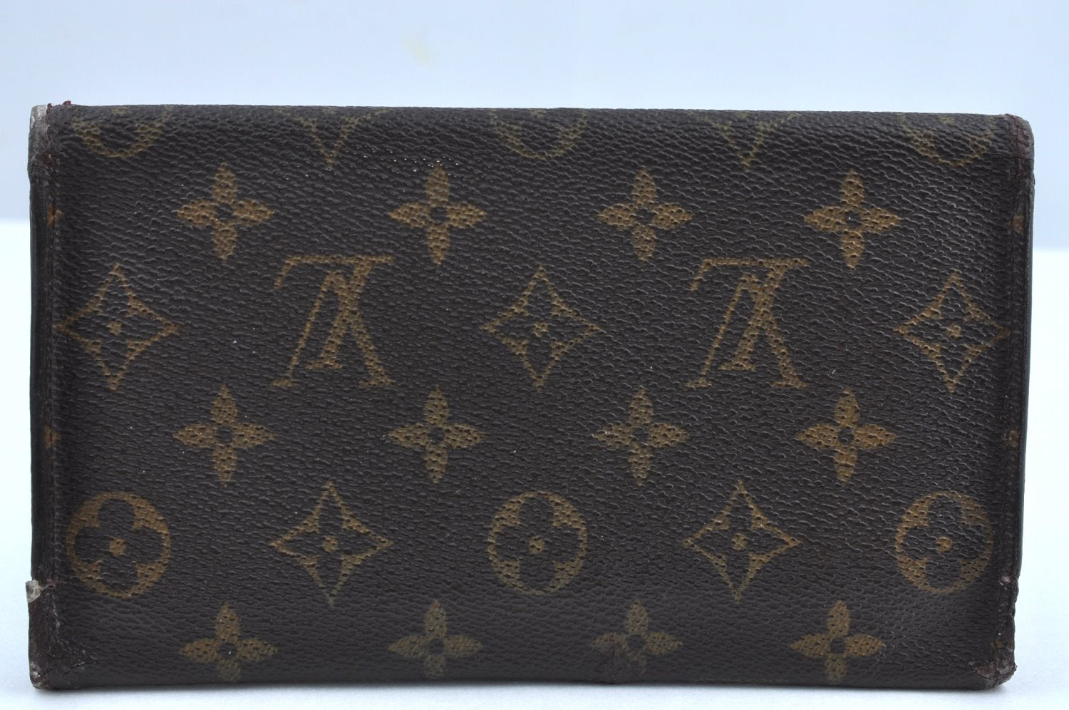 Authentic Louis Vuitton Monogram Porte Tresor International M61215 Wallet K6145