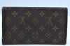 Authentic Louis Vuitton Monogram Porte Tresor International M61215 Wallet K6145