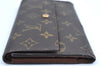 Authentic Louis Vuitton Monogram Porte Tresor International M61215 Wallet K6145