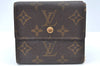 Authentic Louis Vuitton Monogram M61652 Porte Monnaie Billet Carte Credit K6146