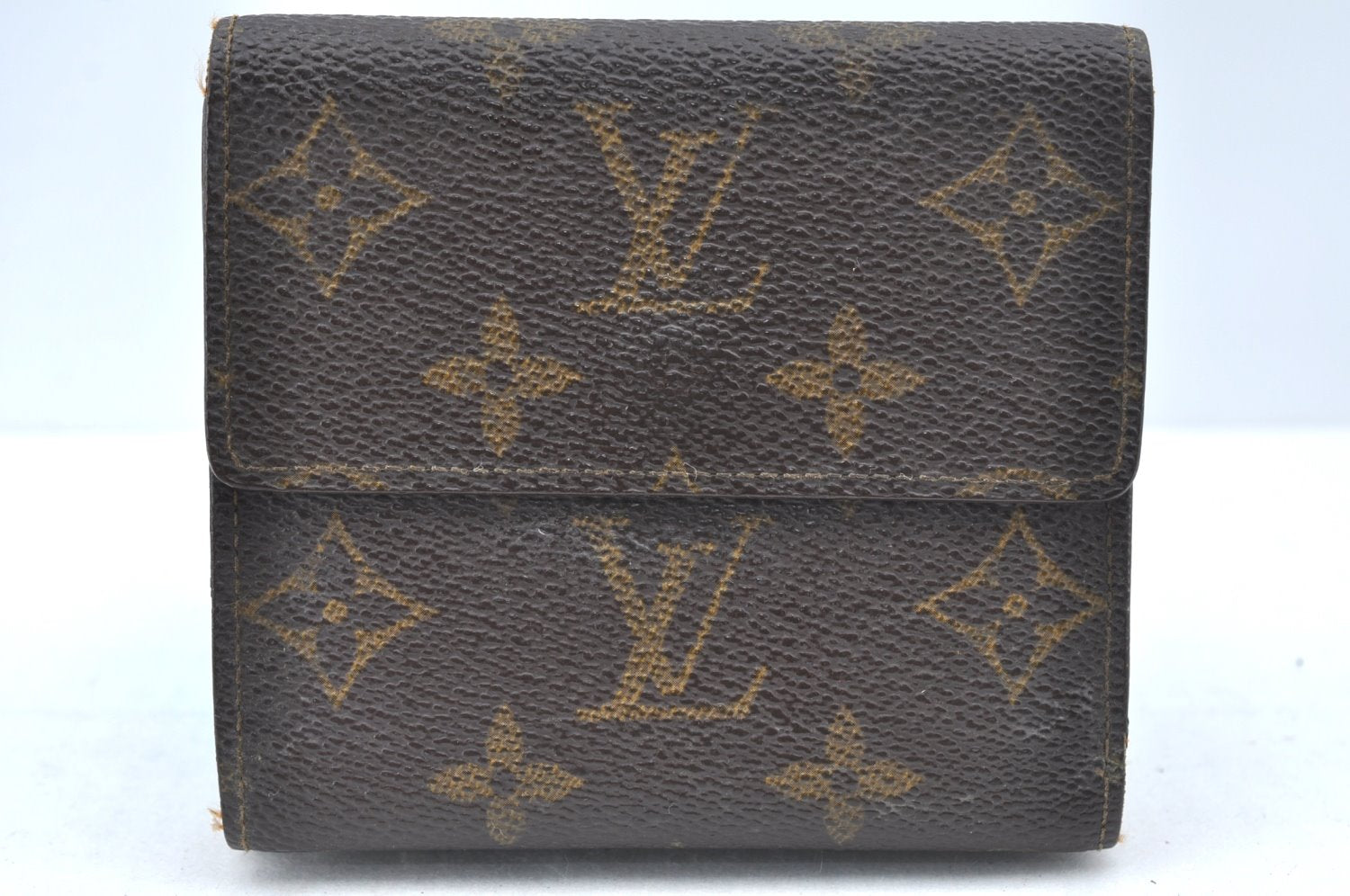 Authentic Louis Vuitton Monogram M61652 Porte Monnaie Billet Carte Credit K6146