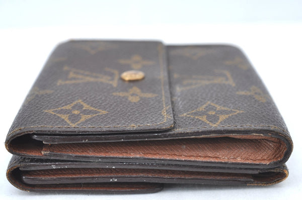 Authentic Louis Vuitton Monogram M61652 Porte Monnaie Billet Carte Credit K6146