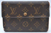 Authentic Louis Vuitton Monogram Porte Tresor International M61215 Wallet K6147