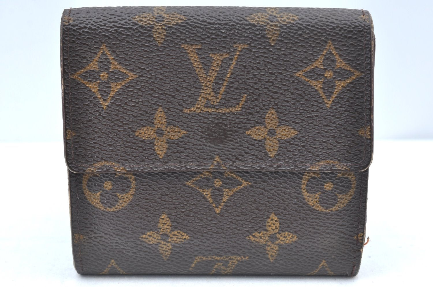 Authentic Louis Vuitton Monogram M61652 Porte Monnaie Billet Carte Credit K6148