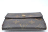 Authentic Louis Vuitton Monogram M61652 Porte Monnaie Billet Carte Credit K6153