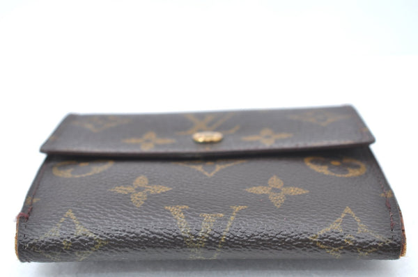 Authentic Louis Vuitton Monogram M61652 Porte Monnaie Billet Carte Credit K6153