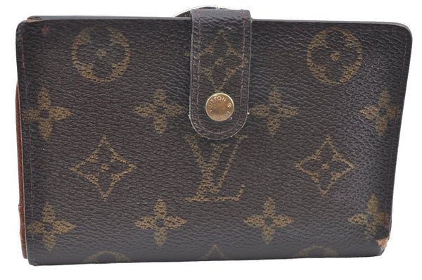 Auth Louis Vuitton Monogram Porte Monnaie Billets Viennois M61663 Wallet K6155