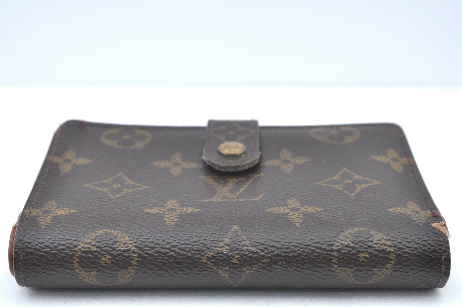 Auth Louis Vuitton Monogram Porte Monnaie Billets Viennois M61663 Wallet K6155