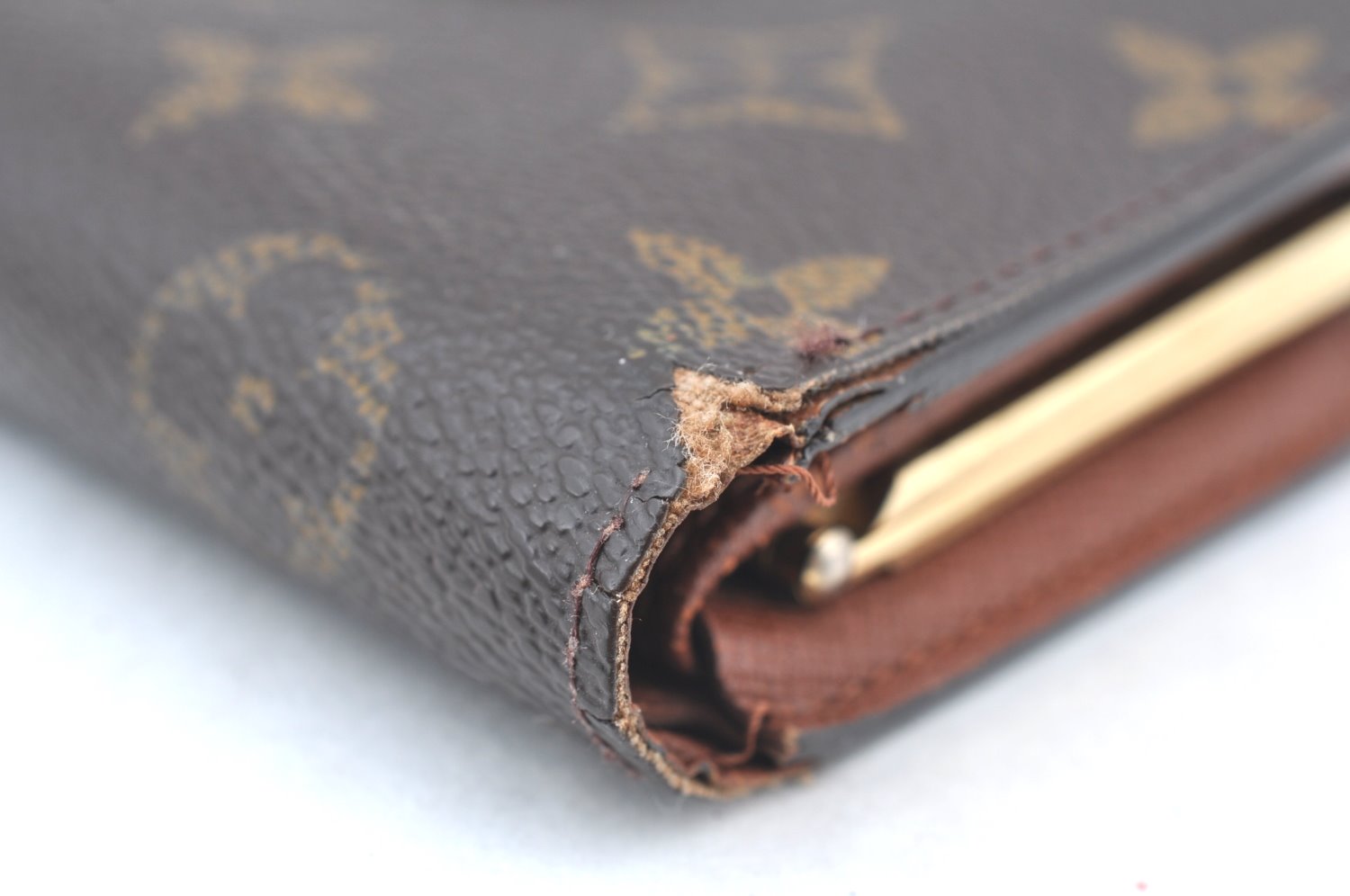 Auth Louis Vuitton Monogram Porte Monnaie Billets Viennois M61663 Wallet K6155