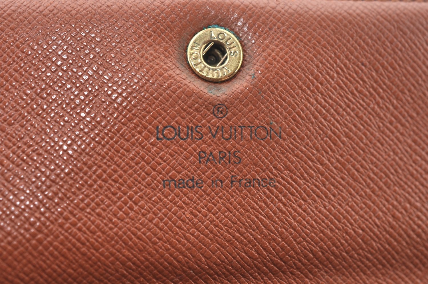 Authentic Louis Vuitton Monogram Porte Tresor Etui Papier Wallet M61202 LV K6157