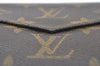 Authentic Louis Vuitton Monogram Porte Monnaie Billets Wallet M61660 LV K6158