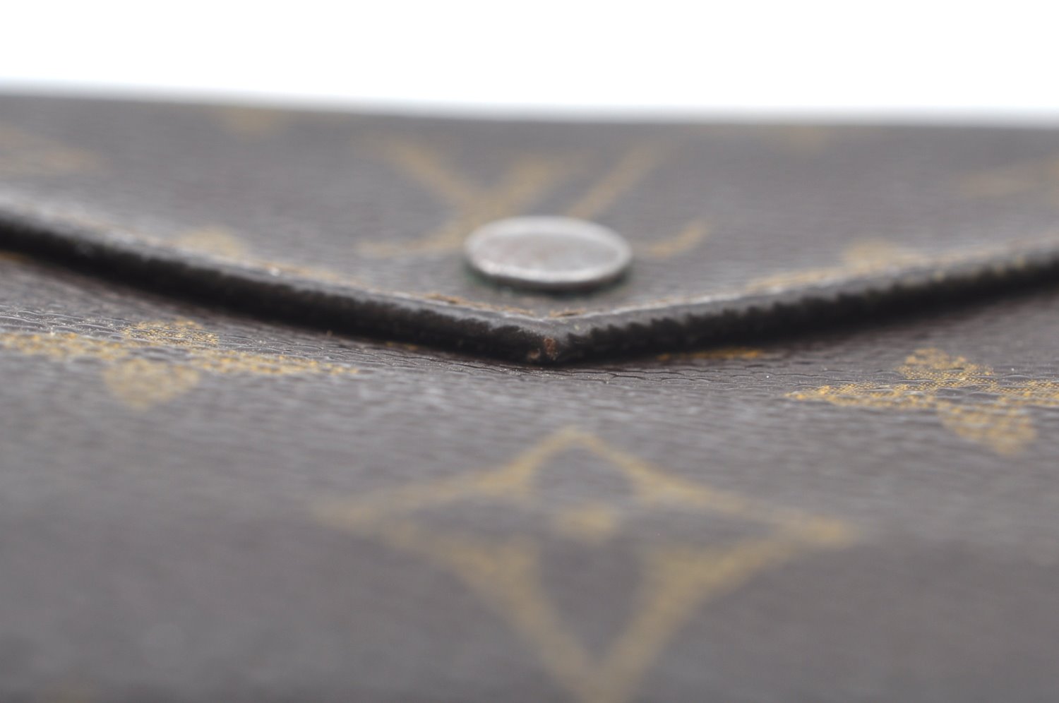 Authentic Louis Vuitton Monogram Porte Monnaie Billets Wallet M61660 LV K6158