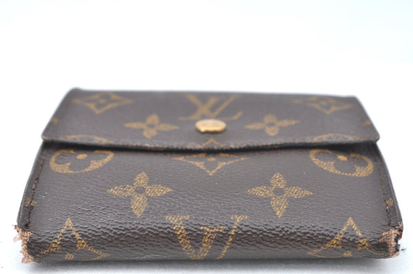 Authentic Louis Vuitton Monogram M61652 Porte Monnaie Billet Carte Credit K6160